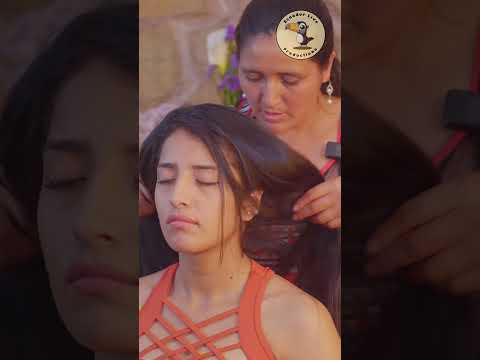 Doña Esperanza's cleansing ASMR massage with soft whispering sounds to help sleep