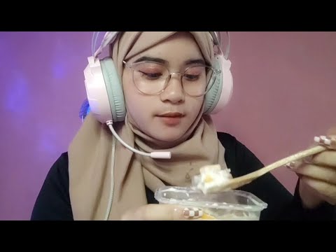 MAKAN  SALAD BUAH 🥗(ENAK LOH!!) #asmrsounds #asmrvideo