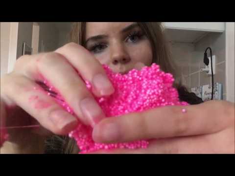 ASMR Pearl clay/beaded slime
