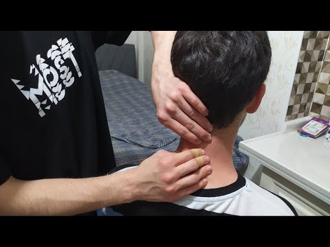 ASMR - PERFECT NECK MASSAGE | BACK MASSAGE and SHOULDER MASSAGE