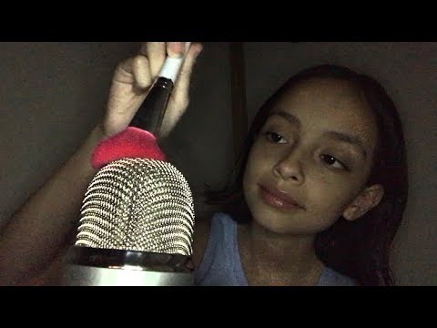 ASMR gently Brushing The Mic