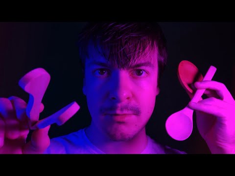 [ASMR] Wooden Triggers | Stirring, Scraping, Writing Sounds | Visual ASMR Triggers