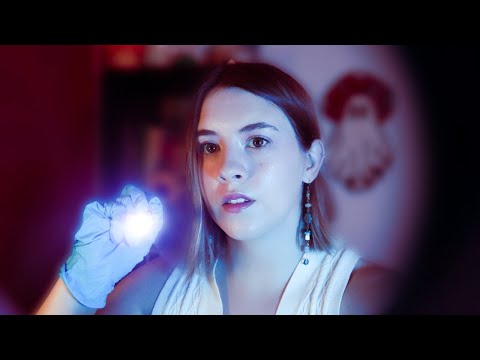 ASMR Unpredictable Eye Exam  (Soft Spoken, Lights, Medical)