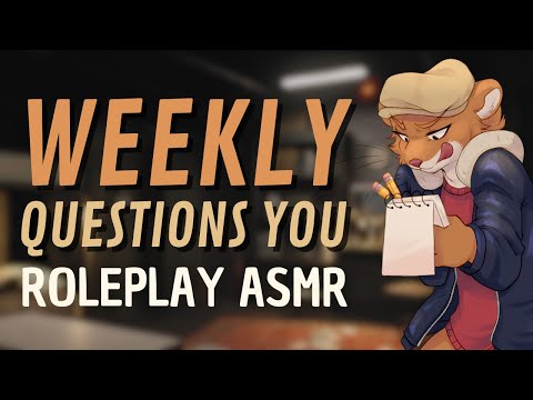 [Furry ASMR] Weekly Questions You About a Case | Blacksad Roleplay | Pencil Scribbling, Whispered...