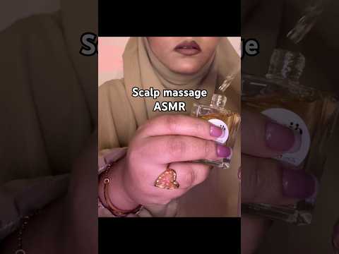 Muslim friend does your scalp massage on a rainy night 💆‍♀️☔️💤 #asmrshorts #scalpmassage