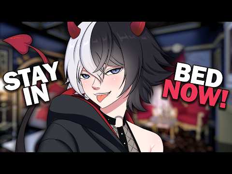 "No Escape Tonight!" | Clingy Demon Holds You Hostage In Bed ASMR 😈 [Comfort Audio] [Deep Whispers]