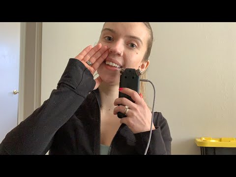 ASMR| Whispering & Inaudible Whispering- Repeating my Intro/Outro with the Tascam Mic