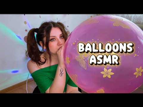 ASMR | Blowing Up Balloons - Tingly Crisp Sounds 🩵