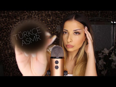 TÜRKÇE ASMR | AĞIZ SESLERİ, YÜZ FIRÇALAMA, ANLAŞILMAYAN FISILTI | MOUTH SOUNDS, LENS BRUSHING |