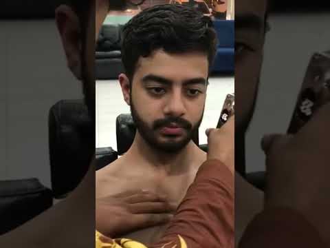 Belly Hair Trim #lahoribarber #bellymassage #chesthair #chesttrim #chest #bodyshave #chestmassage