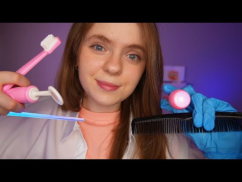 FASTEST MEDICAL ASMR | Ear Exam, Dentist, Lice Check, Cranial Nerve Exam, Eye Exam