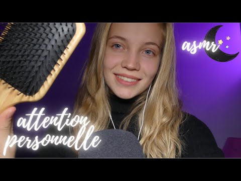 ASMR FR I Je t'aide à dormir profondément 👉 Attention Personnelle, je joue avec tes cheveux + pluie