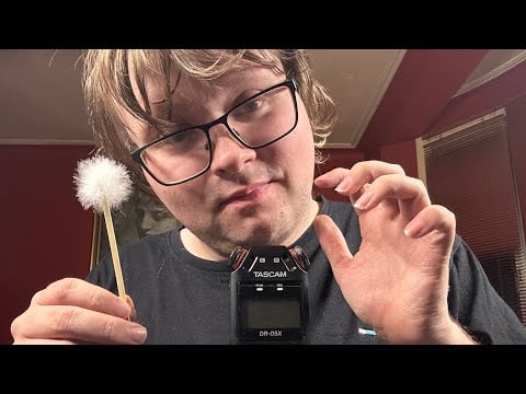 ASMR Ear Cleaning on the Tascam for the tingles 