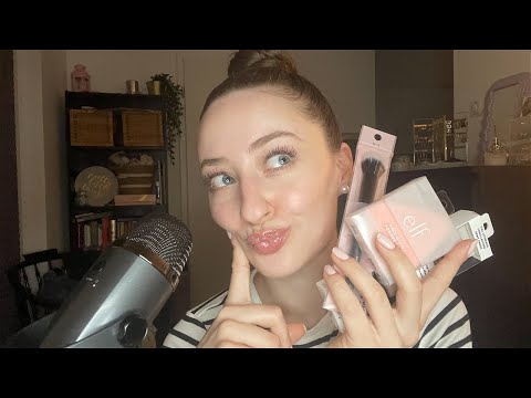 ASMR with new make up products 🎀