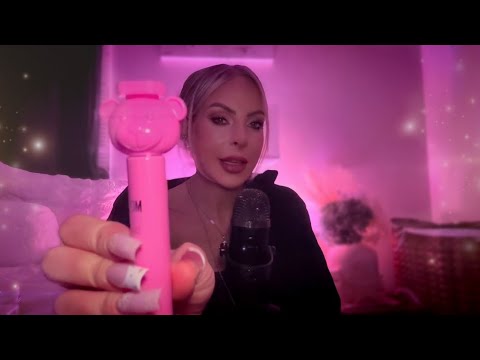 ASMR Super Clicky Whisper Smell Good Haul - Some Of What I Got For Christmas 🎄 (Clicky XL Nails)