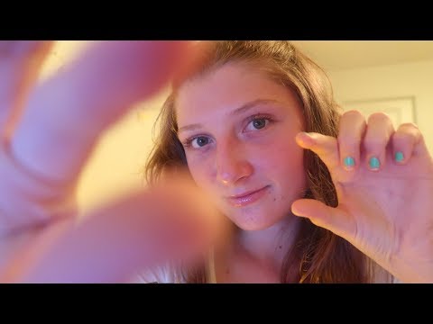 ASMR positive affirmations and plucking away negativity