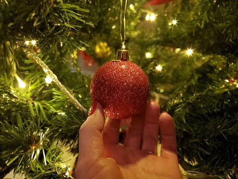 ASMR | Christmas Tree Ornaments🎄 No Talking