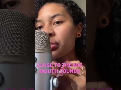 ASMR TINGLY MOUTH SOUNDS #mouthsounds #asmrshorts