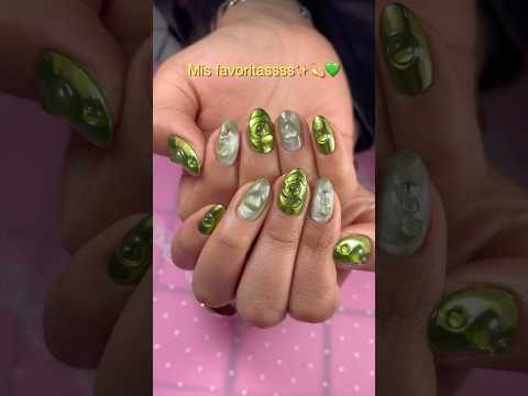 ASMR ✨ Te llevo conmigo a hacerme las uñas 💚 #asmrvideo #asmrsounds #nails