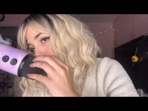ASMR scratching the mic
