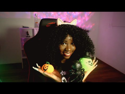 ASMR| Halloween Triggers 🎃 With My New Halloween Stuff👻