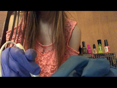 ASMR manicure , hand massage , nail drilling