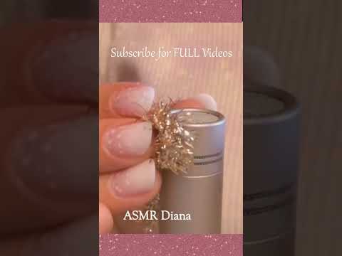 ASMR Mic Scratching with Shiny Tinsel & Layered Visuals ❤️ #shorts #asmr