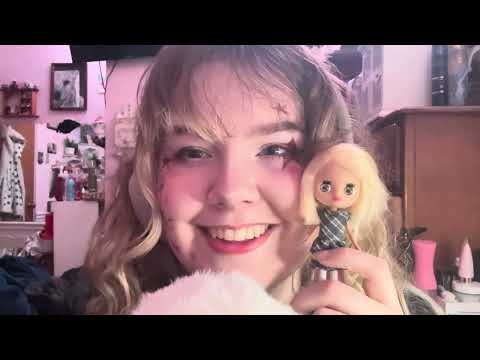 ASMR ramble sesh & fluffy mic sounds