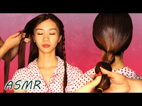 ASMR Gorgeous Hair Brushing & Braiding Ultra Relaxing Brushing Sounds, Soft & Gentle w/ Savannah