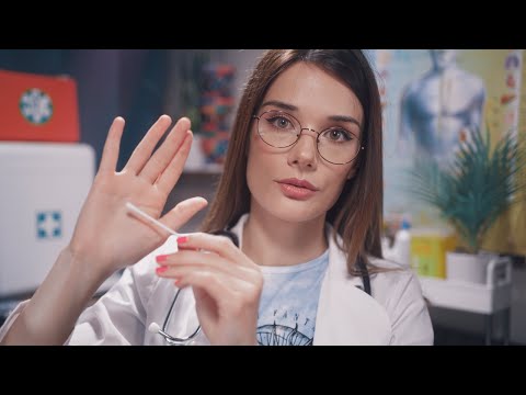 ASMR Traditional Cranial Nerve and Eye Exam - Roleplay for Sleep