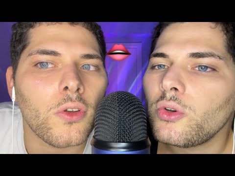 ASMR Français : BRUITS DE BOUCHE AVEC MON JUMEAU 👄 