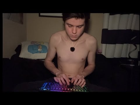 ASMR - Keyboard Sounds in Different Lightings
