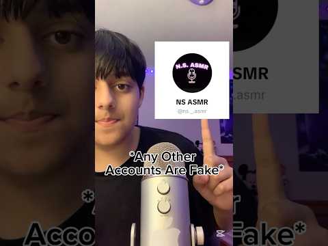 ASMR My New TikTok Account        #asmr #triggersforsleep