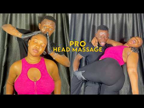 ASMR💫AGGRESSIVE HEAD SCALP SCRATCH, EAR CLEANING MASSAGE  & BONE CRACKING 4 DEEP SLEEP & RELAXATION