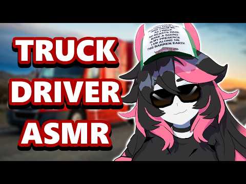 ASMR Truck Driver Roleplay | Chatting & Road Ambience for Relaxation