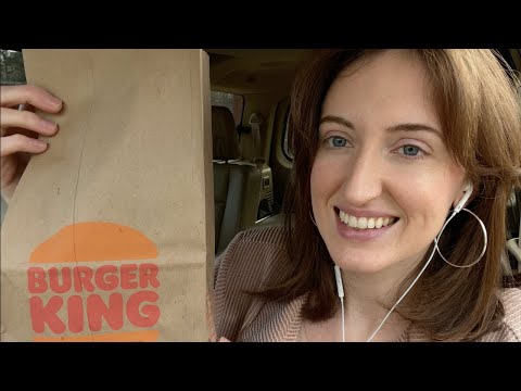 ASMR Burger King Mukbang *Crispy & Satisfying Eating Sounds* soft spoken