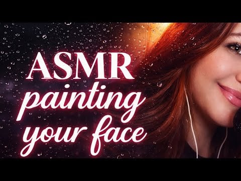 ASMR Painting With Spit | Relaxing Visual & Mouth Sounds