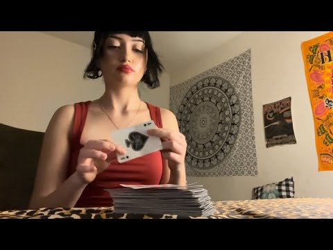 ASMR with Poker Cards (Soft Spoken)