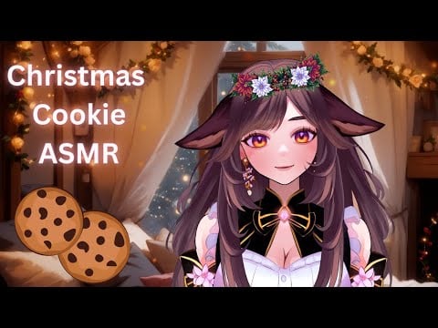 Baking Christmas Cookies with Kabuki ASMR