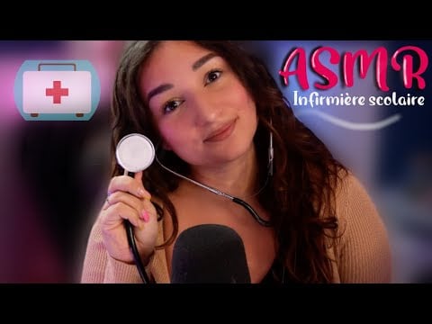 ASMR FRANÇAIS : ROLEPLAY INFIRMIÈRE SCOLAIRE 🩺👩🏻‍⚕️