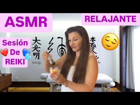 ASMR te LIMPIO tus ✨ ENERGÍAS NEGATIVAS ✨ con una SESIÓN de REIKI🧘🏼‍♀️ RELAJANTE 😴😊