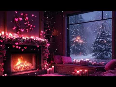 Relaxing Sounds of Romantic 💕 Cozy Jazz Music on Valentine's Day 💕 Winter Ambiance