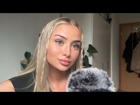 ASMR Mic Scratching in German (whispering)