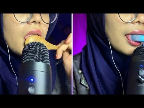 Spit Painting~Brush/spoon ♡ #asmr #relaxing #sleep #relax