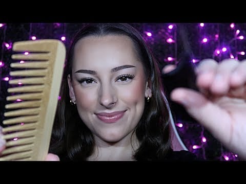 ASMR Head Scratching with hands and combs 😌  For Sleep and Relaxation