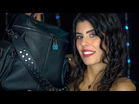 ASMR 👜 WHAT'S in my BAG? • NUOVO ZAINETTO ELISENDRA (Whispering)