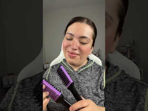 ASMR| Bestie straightens your hair 😴