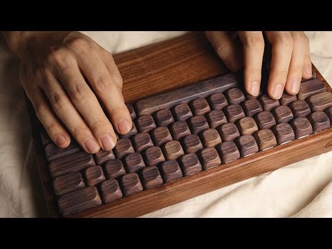 ASMR: Calm Your Mind with the Cozy Sound of a Wooden Keyboard
