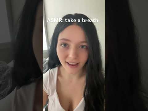 take a breath 🤍#asmr #girlfriendasmr #breathing #calm #relaxation