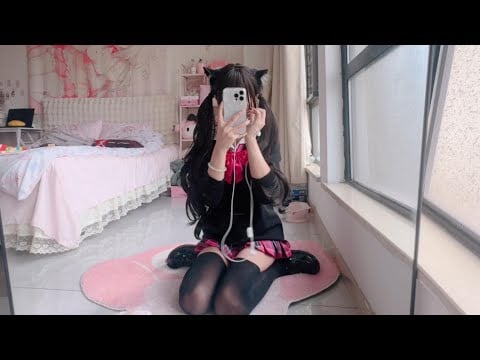 Cute Girl Stroking Mic + Ear Cleaning Sounds | Relaxation at Its Best